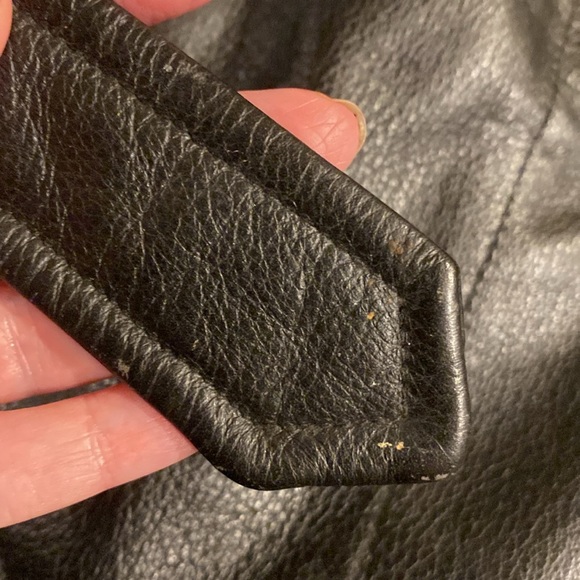 Vintage Middlebrook Park Lined Leather Jacket With Attached Belt Small - Picture 17 of 17